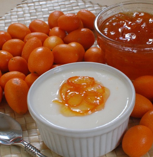 Buttermilk Panna Cotta with Kumquat Marmalade
