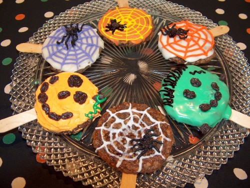 Halloween Cookie Pops