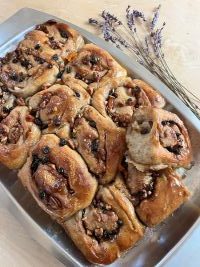 Lavender Cinnamon Rolls