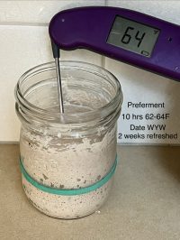 Wild Yeast Water Preferment 62-64F