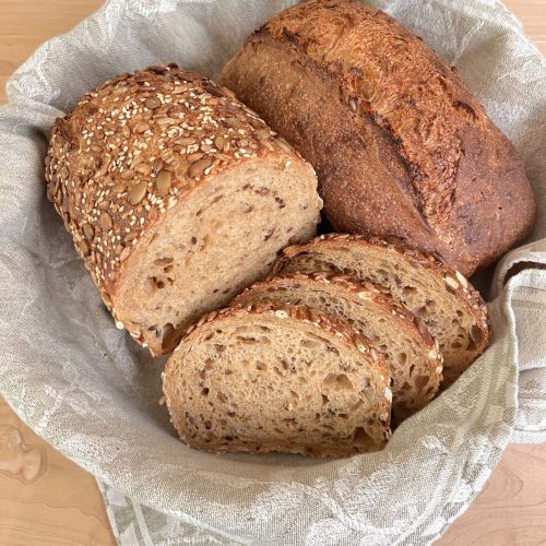 Wild Yeast Water Seeded Einkorn Pan Bread