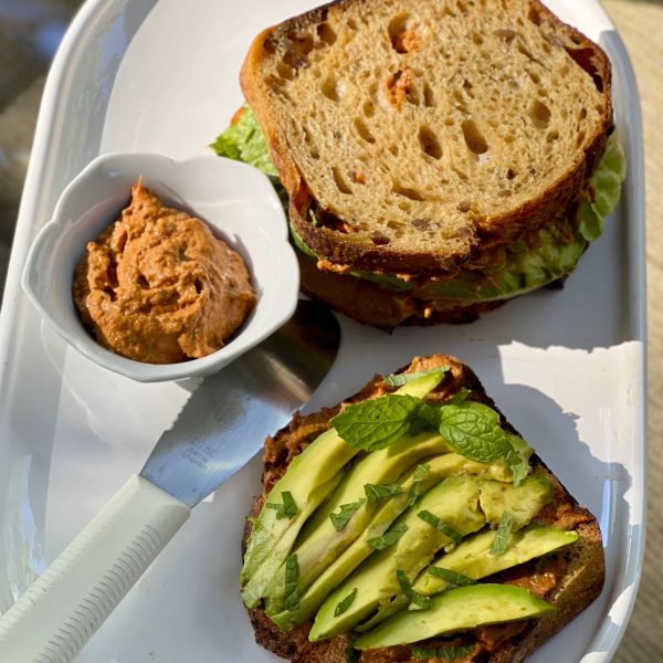 Sandwiches with Muhamarra spread